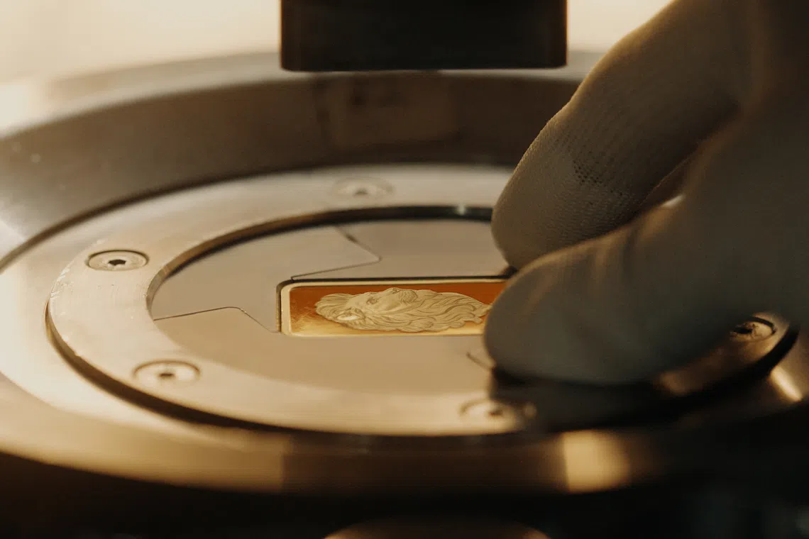 The gold bars are available in sizes ranging from 1 g to 1 kg, and are exempt from the goods and services tax in Singapore.