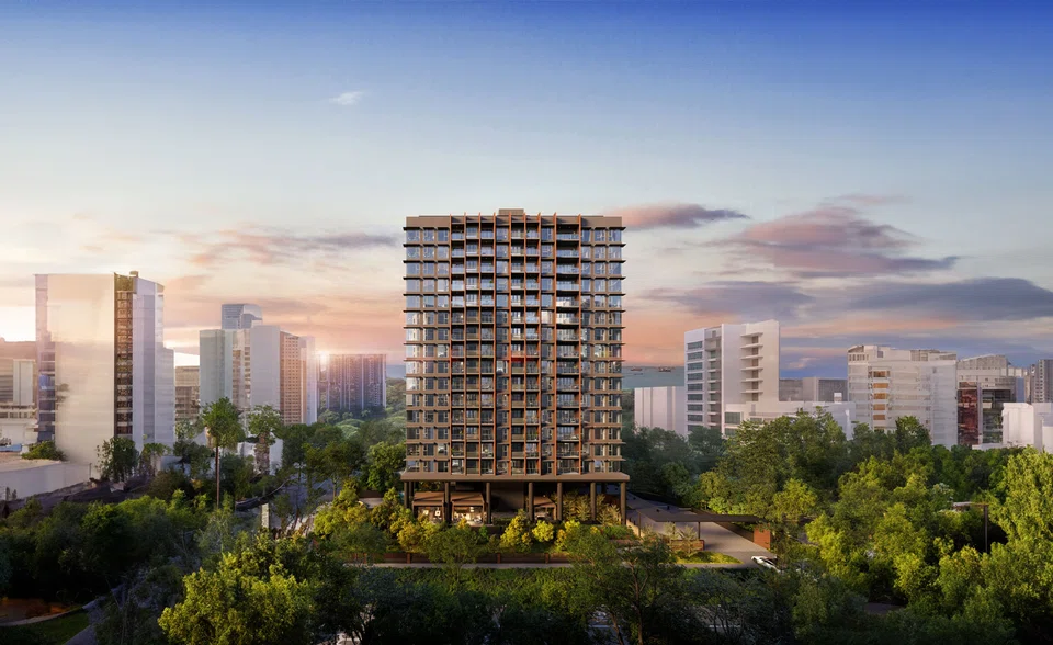 Located along Amber Gardens in District 15, the freehold residential development comprises 105 units in a 16-storey tower.