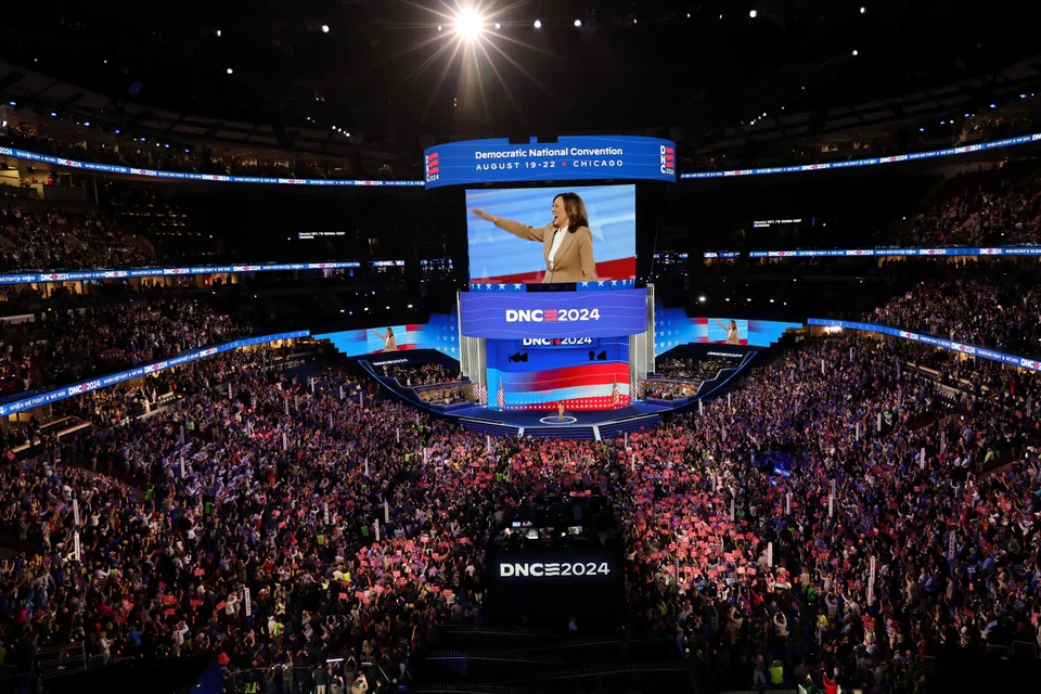 Harris is riding a historic whirlwind into the convention: her campaign has broken fundraising records, packed arenas with supporters, and turned opinion polls in some battleground states in Democrats’ favour.