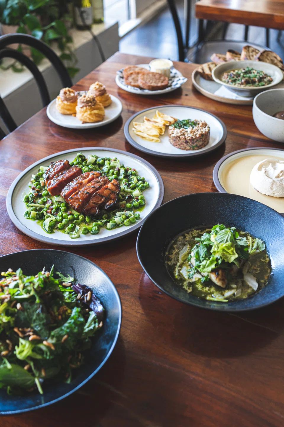 Expect casual vibes matched with good
food and natural wines at Bar Susu.