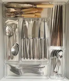 Avoid getting overwhelmed on the decluttering journey by starting small. 