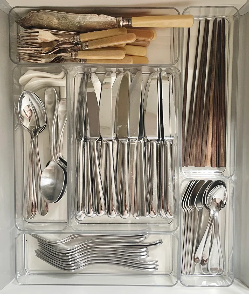 Avoid getting overwhelmed on the decluttering journey by starting small. 