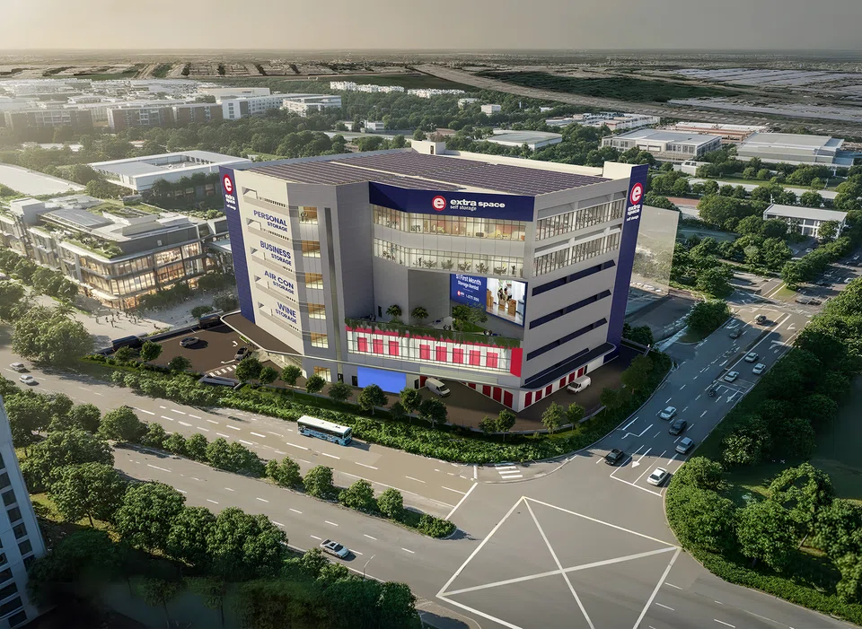 Extra Space Asia will build its flagship Singapore facility (pictured) on a site in Kaki Bukit by 2028.