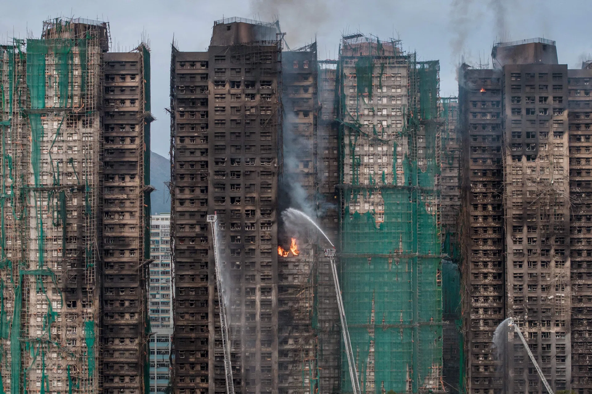 Hong Kong tower blaze nears containment as death toll climbs