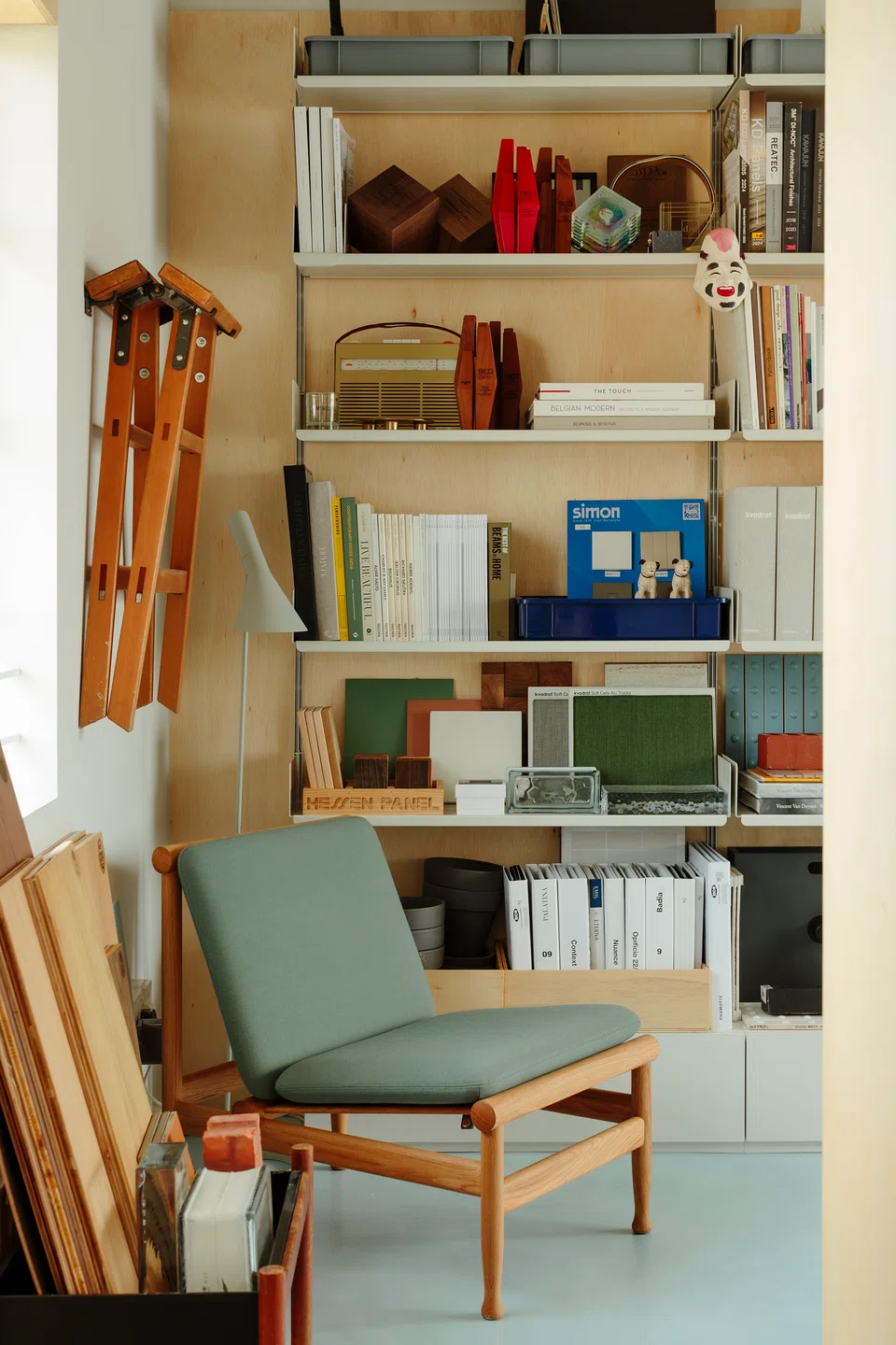 A chair in the studio from Studio CHS. 