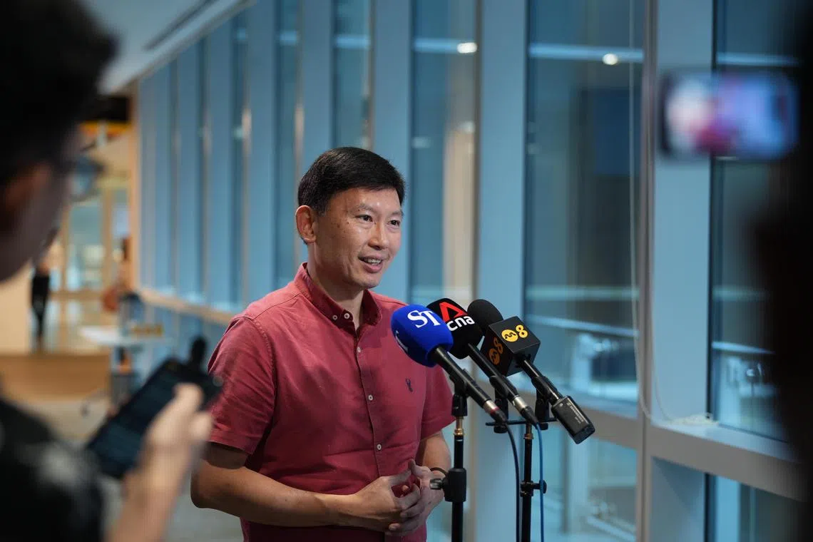 The committee will look into how to lower costs for businesses, Minister for Transport Chee Hong Tat told reporters at a media doorstop.