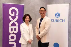 GXBank CEO Pei-Si Lai (left) and Zurich Malaysia head Junior Cho (right).