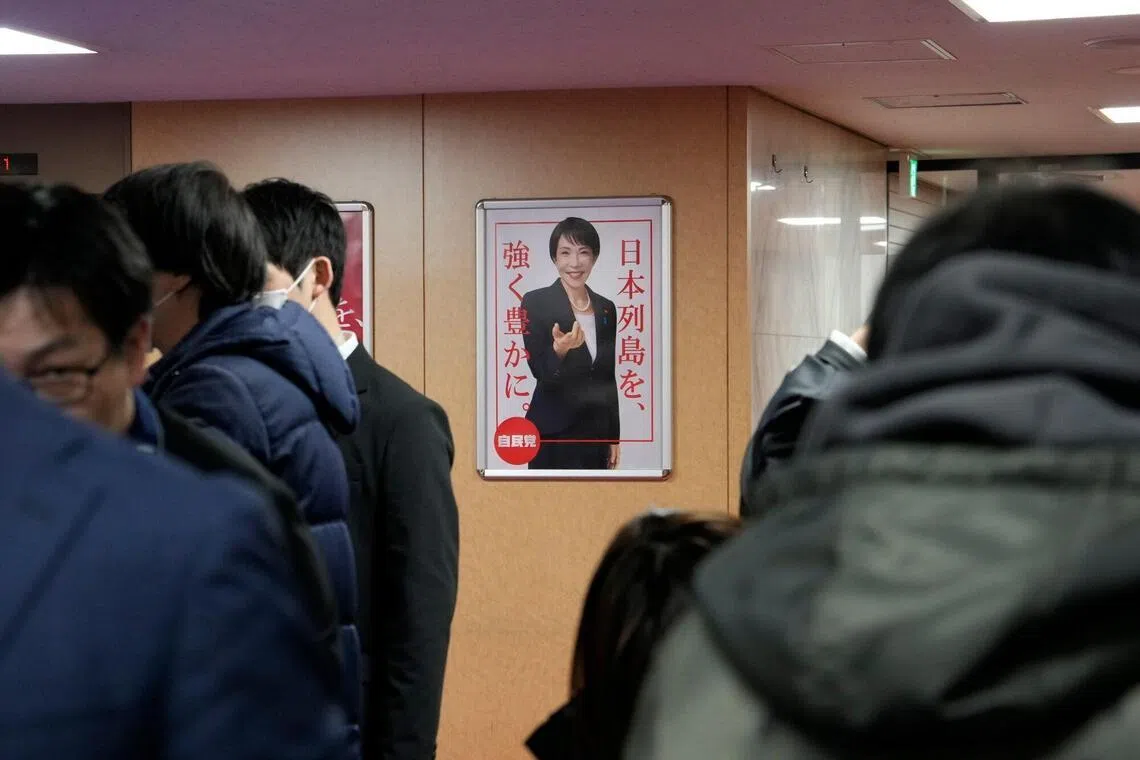 Prime Minister Sanae Takaichi called the rare winter snap election to capitalise on her buoyant personal approval ratings.