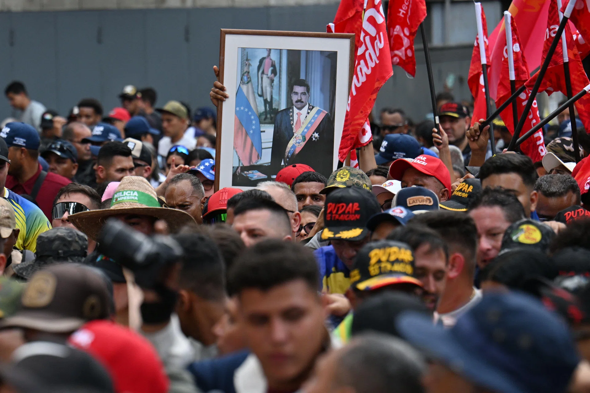 Venezuela’s interim government says it is united behind Maduro after his US capture