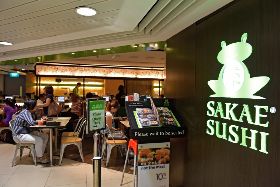 Sakae Sushi’s outlet in Junction 8, which closed in March 2022. Third-quarter revenue took a hit from the reduction in the number of physical stores.