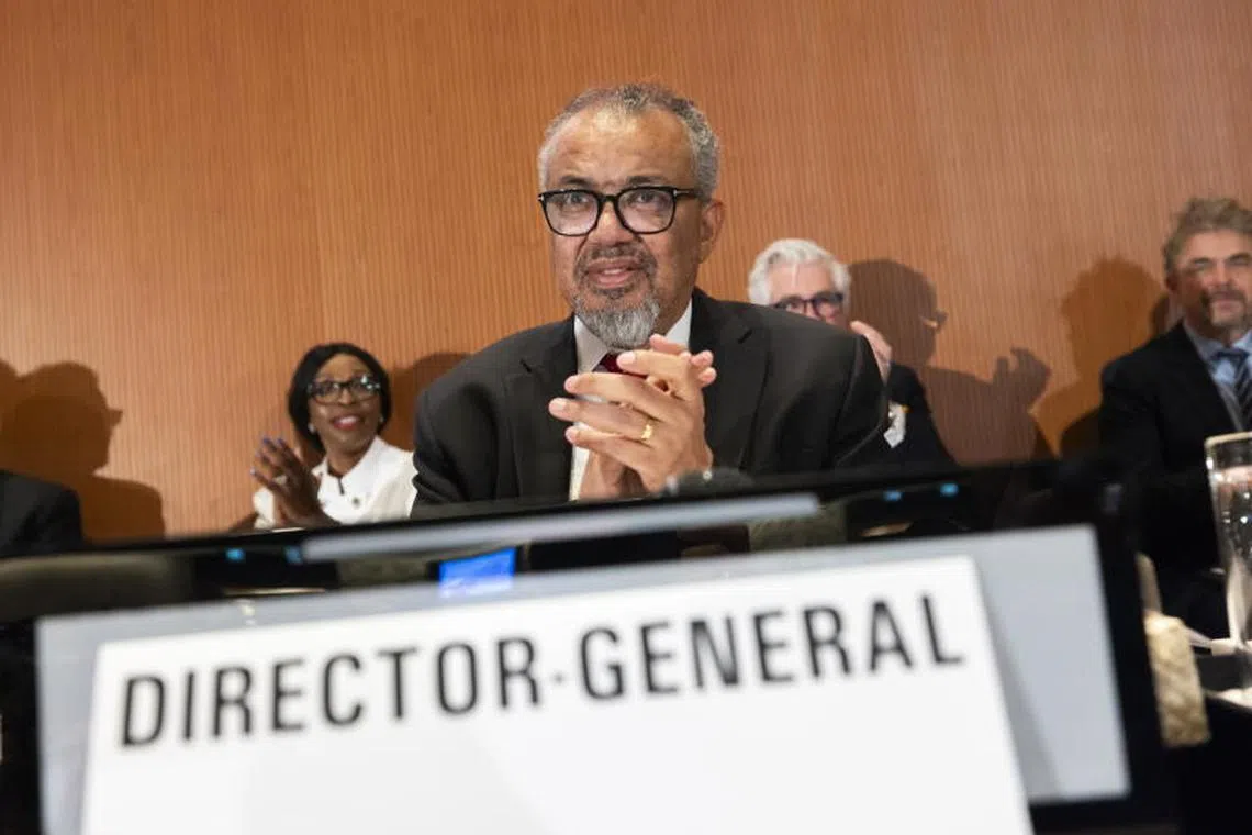 “The world is safer today thanks to the leadership, collaboration and commitment of our member states to adopt the historic WHO Pandemic Agreement,” says WHO chief Tedros Adhanom Ghebreyesus.