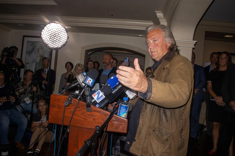 Steve Bannon, former White House chief strategist to President Donald Trump, was released from a federal prison in Connecticut on Oct 29, 2024 after serving a four-month sentence for contempt of Congress.  