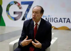 “Clearly, distress in the world’s biggest economy would be negative for everyone,” said World Bank President David Malpass on the sidelines of the G7 meeting. 