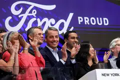 John Lawler (middle), Ford’s CFO since October 2020, would take on the additional role of being the company’s vice-chair.