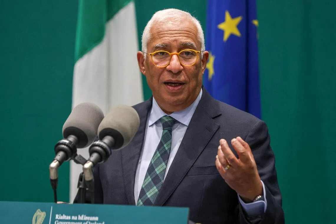EU summits chairman Antonio Costa told reporters in Dublin he would keep EU leaders talking for days, if necessary, until they reach an agreement.