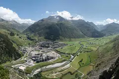 Andermatt's verdant landscape in
summer is great for hiking.