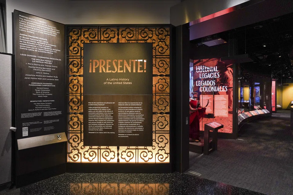An American Latino exhibition which was created in a gallery of the National Museum of American History. US Latinos have a high workforce participation, population growth, and increased productivity compared with other cohorts.