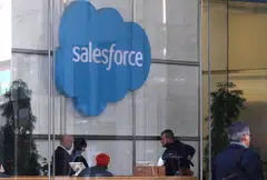 Salesforce chief executive officer Benioff has been grappling with activist hedge funds pressing the company to run a tighter ship.