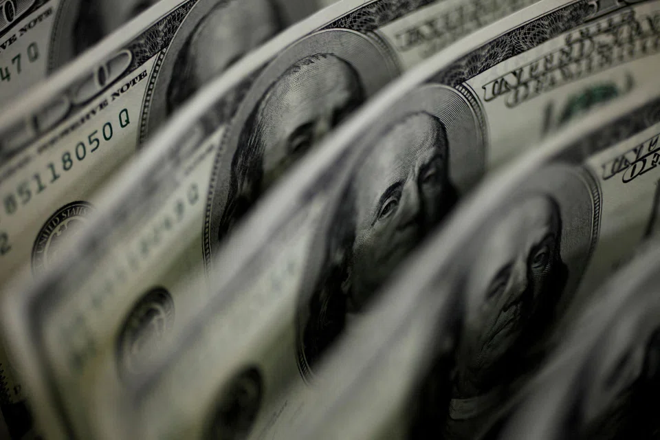 The greenback is on track for its biggest weekly decline since November against a basket of six major currencies.