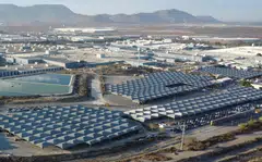 A General Motors plant, which exports vehicles to Canada and the US, in Ramos Arizpe, Mexico, January 29, 2025. General Motors shares slumped 8 per cent in after-market trading.