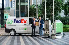 Guided by artificial intelligence agents, the QuikBot robots are capable of navigating lifts and accessing individual floors to complete contactless deliveries without human assistance. 