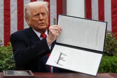 The tariffs have remained in place to allow the Trump administration to appeal to the highest court, which is scheduled to hear arguments on Wednesday (Nov 5).