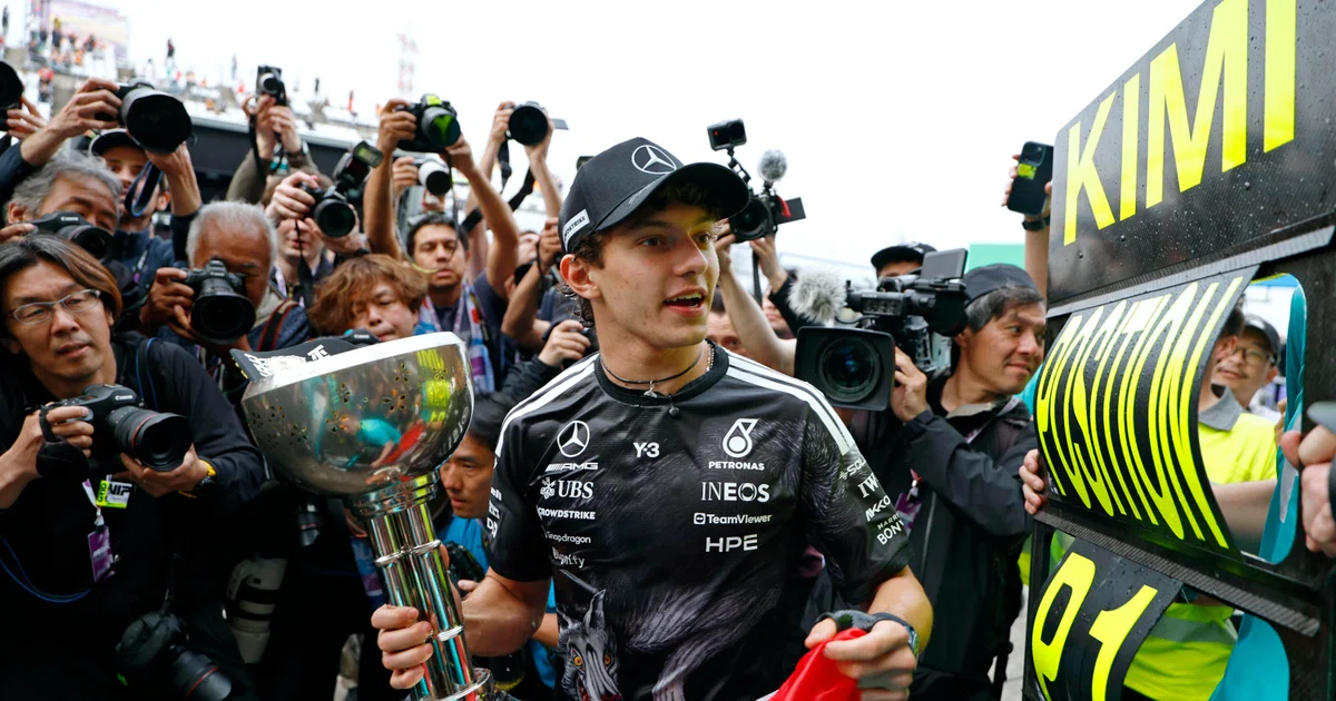 Italian teenager Antonelli wins Japanese Grand Prix to take ...