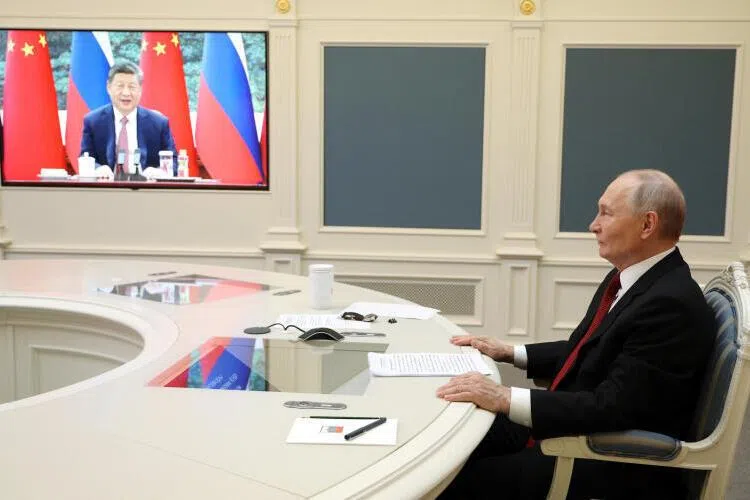 “The foreign policy link between Moscow and Beijing remains an important stabilising factor,” Putin said in televised remarks from the two leaders’ video call.