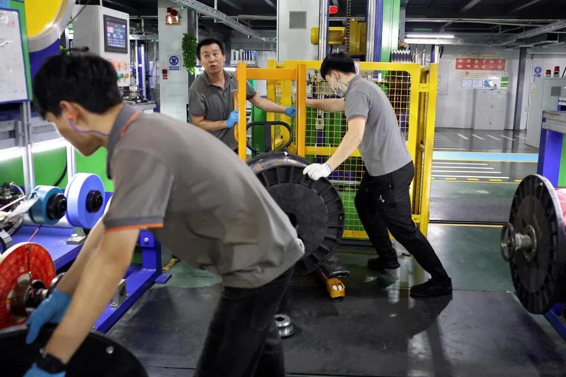 Beyond geopolitical risks, weak domestic demand is still casting a pall over the outlook for Chinese factories.