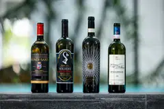 Italian wine pairs well with Italian food, but also Peranakan cooking.