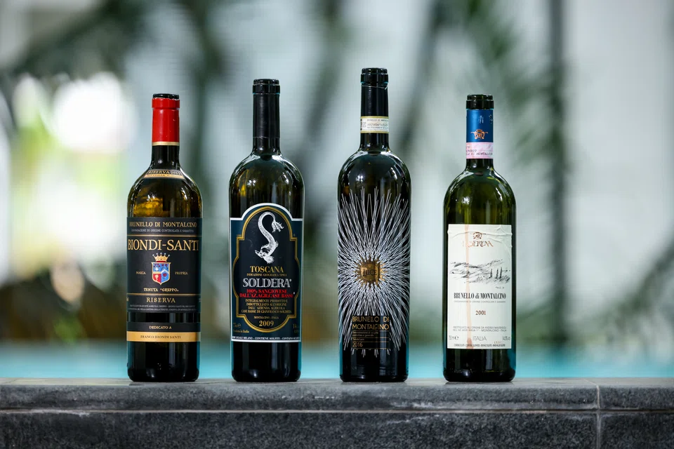 Italian wine pairs well with Italian food, but also Peranakan cooking.