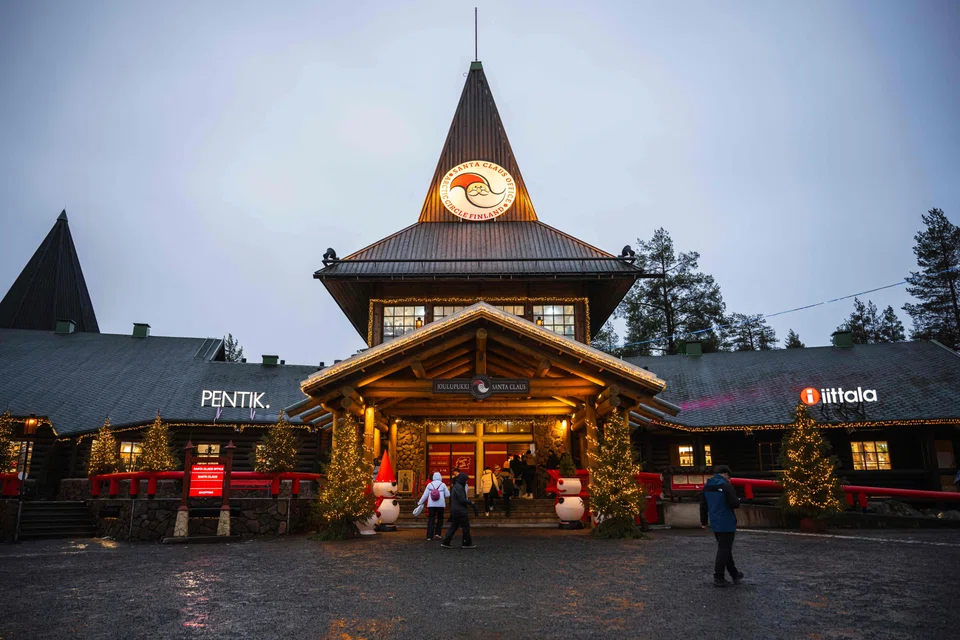 The Santa Claus Village near Rovaniemi, Finnish Lapland, was worryingly snow-free as late as November. Businesses owners who rely on cold weather for income are increasingly feeling the effects of climate change.