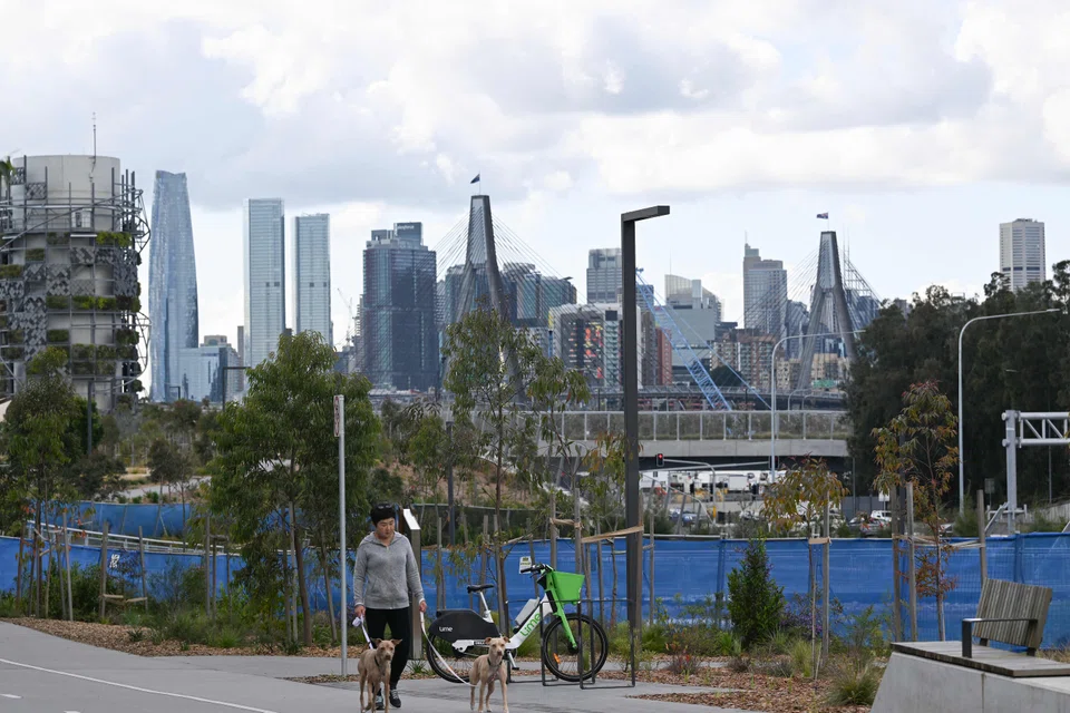The Sydney skyline seen on Aug 6, 2024. Australia’s economic fundamentals are attractive to investors. The country is projected to have a population growth of a healthy 1.3% per annum. 