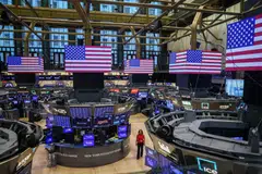 The Dow Jones Industrial Average fell 33.4 points, or 0.07 per cent, at the open to 46,282.63. 