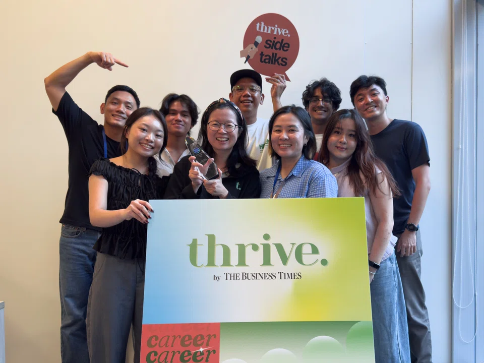 Young audience editor Vivien Shiao (front row, second from left) and the thrive team.