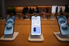 Sales of iPhones, Apple’s best-selling product, were up 13.5 per cent to US$44.58 billion, beating analyst expectations of US$40.22 billion.