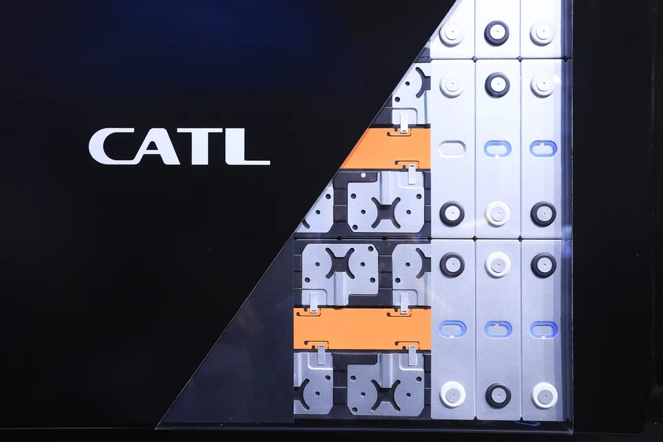 A CATL battery pack cross-section. CATL’s primary listing is in Shenzhen, and Morningstar indicated that its shares in Hong Kong were priced at a 7 per cent discount to its China-listed shares.

