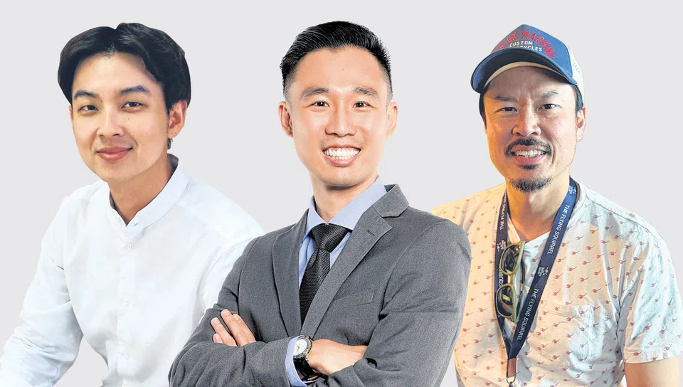 SMEs can manage risks better with insurance, say roundtable panellists. From left: Lester Wee, account manager at Brian Mae; Goh Shun Quan, head of underwriting, retail and SME at QBE Singapore; and Jack Ho, owner of The Flying Squirrel.