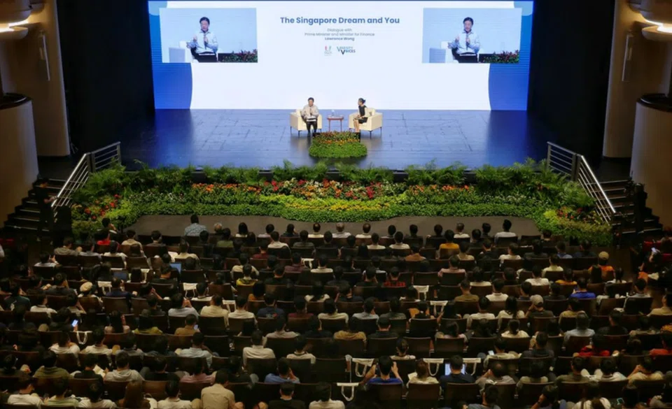 PM Lawrence Wong said HDB will continue to price new flats in relation to income and not the resale market, to make sure public housing remains affordable.ST PHOTO: KEVIN LIM