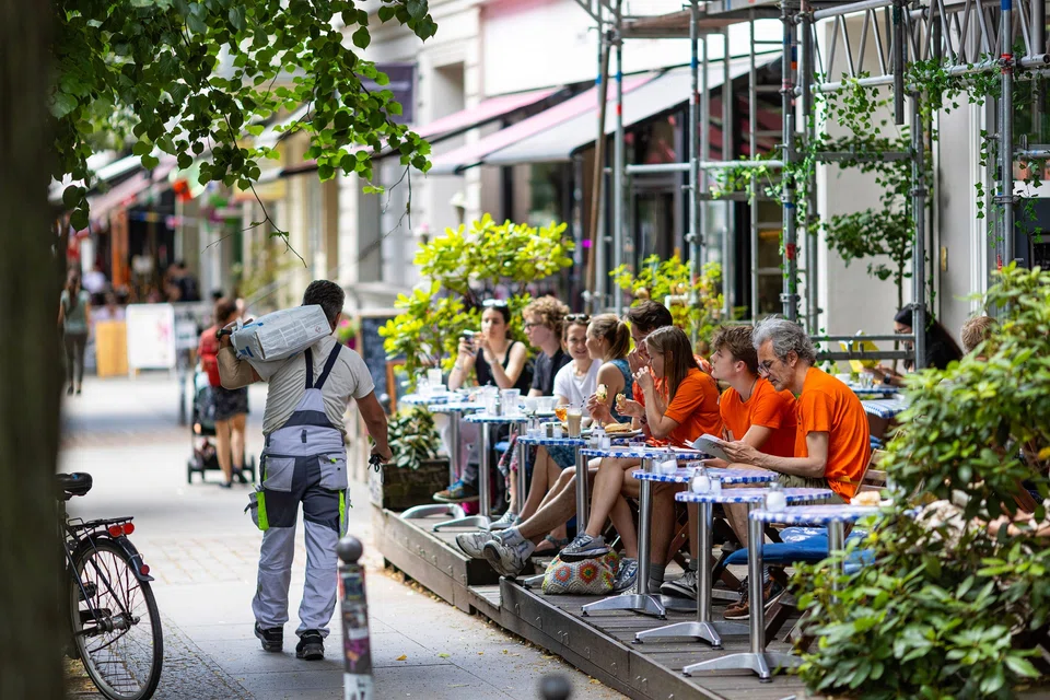 In Germany, negotiated wages including additional benefits rose 3.1 per cent in the second quarter – half the pace recorded in the preceding three-month period.