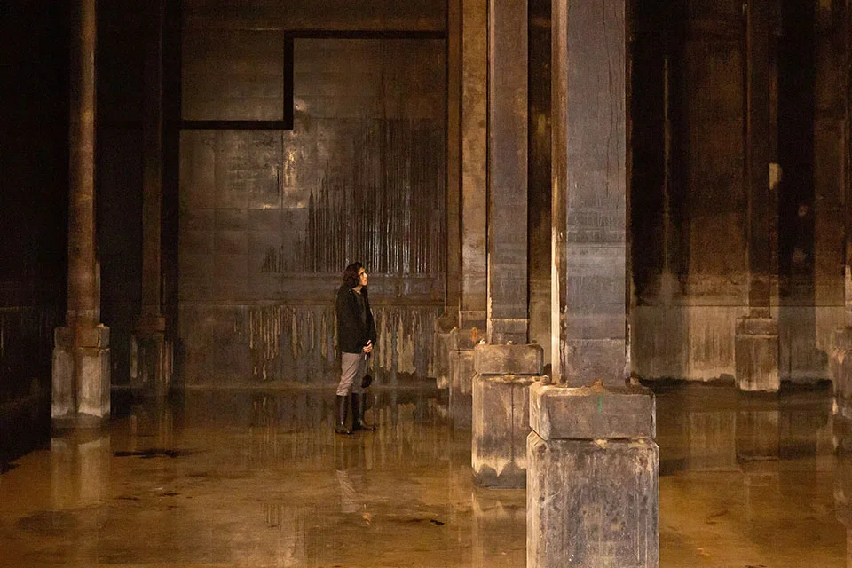 The abandoned World War II-era oil tank has been transformed into a gallery installation, part of the Sydney Modern Project.