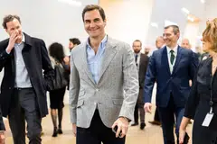 Rolex ambassdor Roger Federer was one of the many sportsmen that showed up at the annual luxury watch fair.