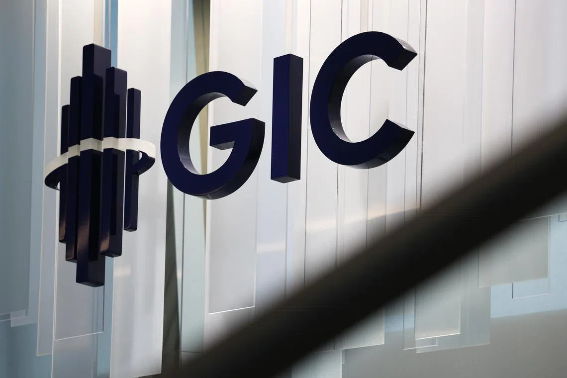 GIC's annualised rolling 20-year real rate of return for the year ended Mar 31 is down 0.1 percentage point from 3.9 per cent in the year before.
