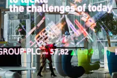 France’s blue-chip CAC40 share index was last up 0.4 per cent, reversing an earlier fall, though the benchmark is still down around 4 per cent since the election was called on June 9.