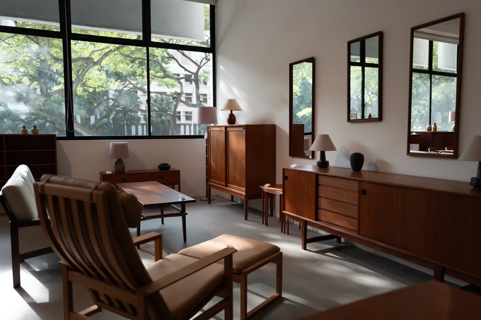 Customers are drawn to the vintage Scandinavian furniture at Noden.