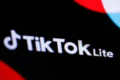 TikTok Lite app promises to pay users through a points system, which the European Commission said risks creating an addictive effect on users.