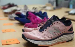 None of the 11 pairs of footwear donated by Reuters have been turned into exercise paths or kids’ parks in Singapore.