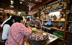 Nikaila Delorenzi of Matelot Gulch Mining Company, whose family has operated the attraction within the Columbia State Historic Park for more than 60 years, says there has been an uptick in both visitors and equipment sales in recent weeks.