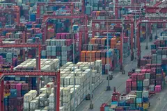 A general view of the port of Colombo. The United States is Sri Lanka’s largest single market, accounting for almost a quarter of its US$12 billion in merchandise exports. 