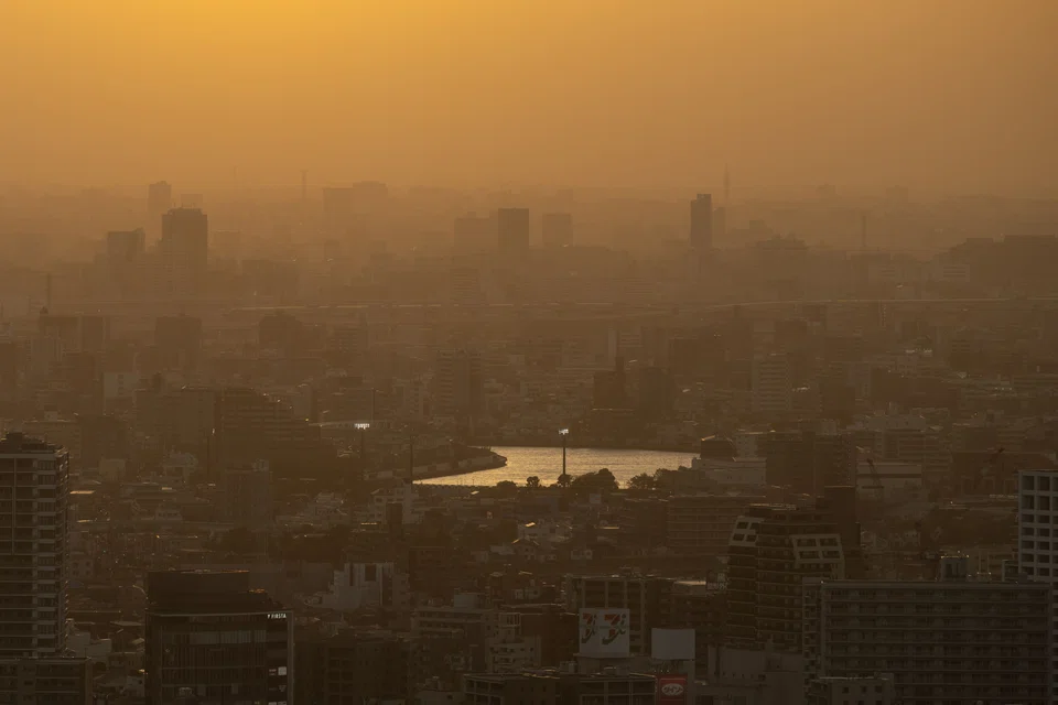 Footage from NHK shows buildings shaking near the Narita International Airport in Chiba. 